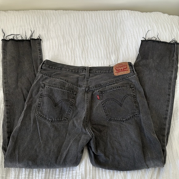 Levis 501 Black Jeans W31 L30 - Picture 6 of 7